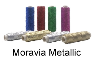 Moravia Metallic 40/2 60/2 guld sølv